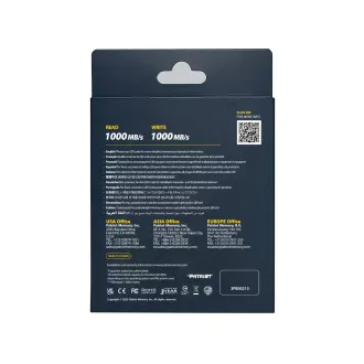 Patriot TRANSPORTER Lite/1TB/SSD/External/Black/3R