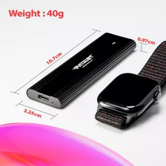Patriot TRANSPORTER Lite/4TB/SSD/External/Black/3R