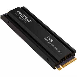 Crucial T500/1TB/SSD/M.2 NVMe/črna/ hladilnik/5R Crucial T500/1TB/SSD/M.2 NVMe/črna/ hladilnik/5R