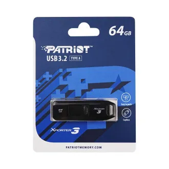 Patriot Xporter 3 Slider/64GB/USB 3.2/USB-A/črna Patriot Xporter 3 Slider/64GB/USB 3.2/USB-A/črna