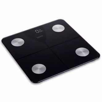 Salente SlimFit, pametna osebna diagnostična tehtnica za fitnes, Bluetooth, črna
