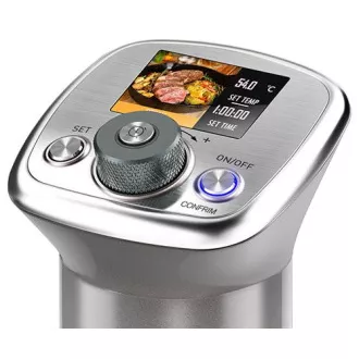 Salente ChefMax, kuhalnik Sous Vide z barvnim zaslonom, iz nerjavečega jekla
