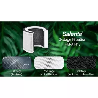 Salente MaxClean, pametni čistilec zraka, WiFi Tuya SmartLife, bela Salente MaxClean, pametni čistilec zraka, WiFi Tuya SmartLife, bela