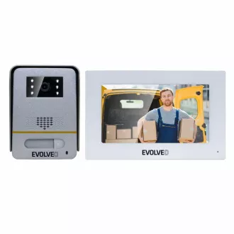 EVOLVEO DoorPhone AP1-2, žični videotelefon z aplikacijo, bel