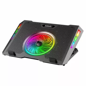 EVOLVEO Ania 16, hladilna podloga za prenosne računalnike, 5x ventilator, RGB osvetlitev EVOLVEO Ania 16, hladilna podloga za prenosne računalnike, 5x ventilator, RGB osvetlitev