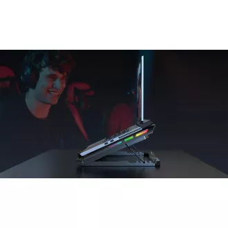 EVOLVEO Ania 16, hladilna podloga za prenosne računalnike, 5x ventilator, RGB osvetlitev EVOLVEO Ania 16, hladilna podloga za prenosne računalnike, 5x ventilator, RGB osvetlitev