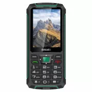EVOLVEO StrongPhone W4, vodoodporen vzdržljiv telefon z dvema karticama SIM, črno-zelen