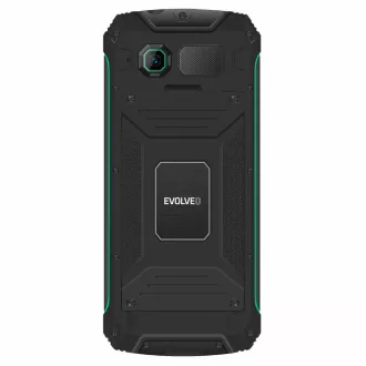 EVOLVEO StrongPhone W4, IP68 odporen telefon z dvema karticama SIM, 2,8-palčni LCD, 2500 mAh, Powerbank, črno-zelen