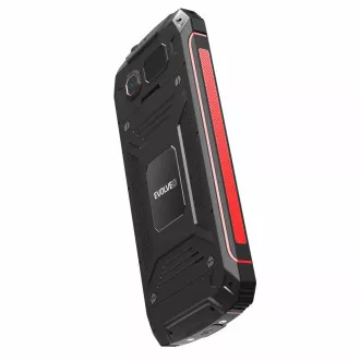 EVOLVEO StrongPhone W4, IP68 odporen telefon z dvema karticama SIM, 2,8-palčni LCD, 2500 mAh, Powerbank, črna in rdeča