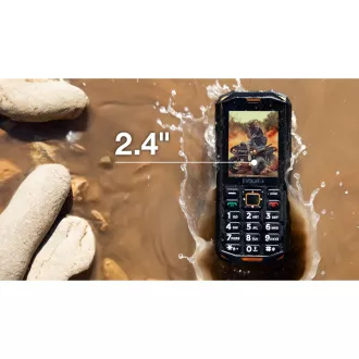 EVOLVEO StrongPhone X5, vodoodporen vzdržljiv telefon z dvema karticama SIM, črno-oranžen EVOLVEO StrongPhone X5, vodoodporen vzdržljiv telefon z dvema karticama SIM, črno-oranžen