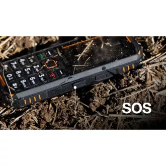 EVOLVEO StrongPhone X5, vodoodporen vzdržljiv telefon z dvema karticama SIM, črno-oranžen EVOLVEO StrongPhone X5, vodoodporen vzdržljiv telefon z dvema karticama SIM, črno-oranžen