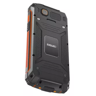 EVOLVEO StrongPhone Z6, vodoodporen vzdržljiv telefon z dvema karticama SIM, črno-oranžen - Rabljeno