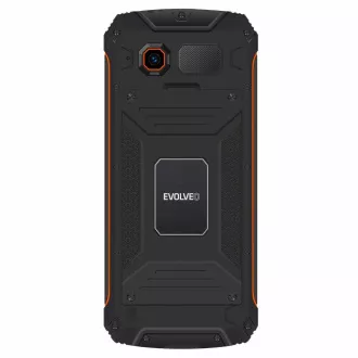 EVOLVEO StrongPhone Z6, IP68 odporen telefon z dvema karticama SIM, 2,8" LCD, 4000 mAh, Powerbank, črno-oranžen