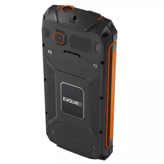 EVOLVEO StrongPhone Z6, IP68 odporen telefon z dvema karticama SIM, 2,8" LCD, 4000 mAh, Powerbank, črno-oranžen