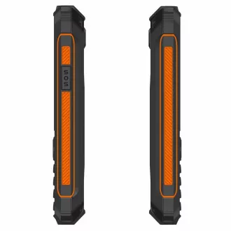 EVOLVEO StrongPhone Z6, IP68 odporen telefon z dvema karticama SIM, 2,8" LCD, 4000 mAh, Powerbank, črno-oranžen