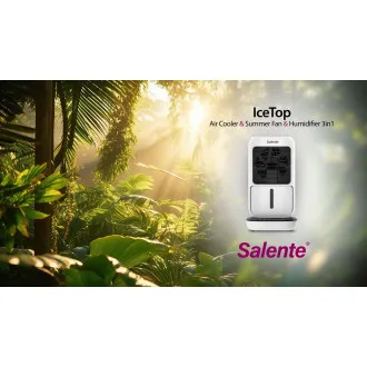 Salente IceTop, namizni hladilnik, ventilator in vlažilnik zraka 3 v 1, bel