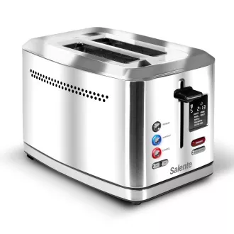 Salente ToastMax opekač kruha z digitalnim zaslonom, nerjaveče jeklo