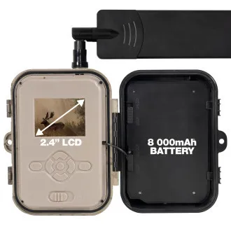 EVOLVEO StrongVision Dual PRO 4G, fotopast in varnostna kamera, 4G LTE, oblak/e-pošta, 10.000 mAh
