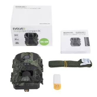 EVOLVEO StrongVision Compact 4K, fotografska past/kamera s časovnim zamikom 32 GB