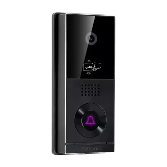 EVOLVEO DoorPhone AHD10, domači videotelefon WiFi z nadzorom vrat in RFID, črn 10-palčni monitor