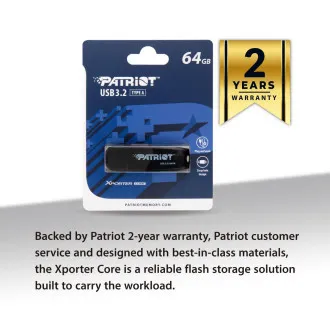 Patriot XPORTER CORE/32GB/USB 3.2/USB-A/črna Patriot XPORTER CORE/32GB/USB 3.2/USB-A/črna