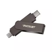 Patriot iLuxe Stick C MFi/256GB/USB 3.2/Lightning   USB-C/črna