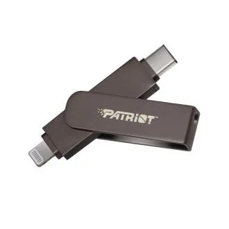 Patriot iLuxe Stick C MFi/256GB/USB 3.2/Lightning USB-C/črna Patriot iLuxe Stick C MFi/256GB/USB 3.2/Lightning USB-C/črna