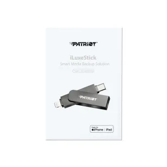 Patriot iLuxe Stick C MFi/256GB/USB 3.2/Lightning USB-C/črna Patriot iLuxe Stick C MFi/256GB/USB 3.2/Lightning USB-C/črna