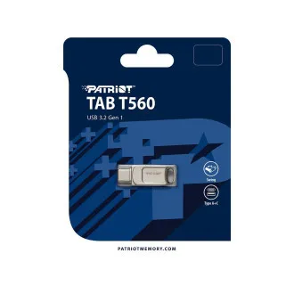Patriot TAB T560/256GB/USB 3.2/USB-A USB-C/srebrna Patriot TAB T560/256GB/USB 3.2/USB-A USB-C/srebrna