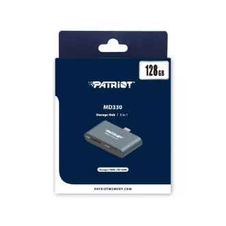 128 GB Patriot HUB   MD300 USB-C  HDMI za shranjevanje