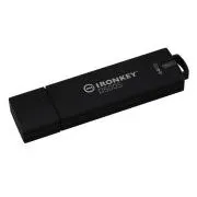Kingston Ironkey D500S/64GB/USB 3.2/USB-A/črna