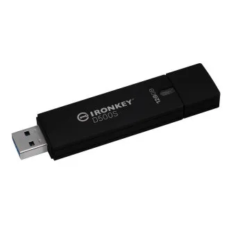 Kingston Ironkey D500S/128 GB/USB 3.2/USB-A/črna Kingston Ironkey D500S/128 GB/USB 3.2/USB-A/črna