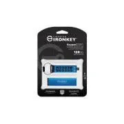 Kingston Ironkey Keypad 200C/128GB/USB 3.0/USB-C/modra