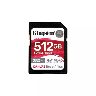 Kingston Canvas React Plus/SDHC/512GB/UHS-II U3/razred 10