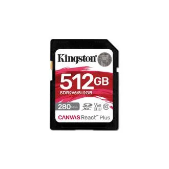 Kingston Canvas React Plus/SDXC/512 GB/UHS-II U3 / razred 10