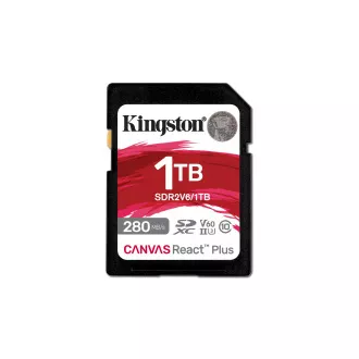 Kingston Canvas React Plus/SDHC/1TB/UHS-II U3/razred 10