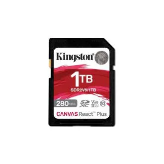 Kingston Canvas React Plus/SDXC/1 TB/UHS-II U3 / razred 10