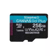 Kingston Canvas Go Plus A2/Micro SDXC/256GB/UHS-I U3/Class 10