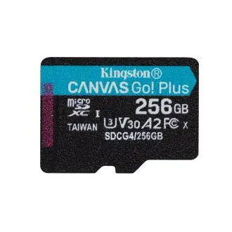 Kingston Canvas Go Plus A2/Micro SDXC/256GB/UHS-I U3/Class 10