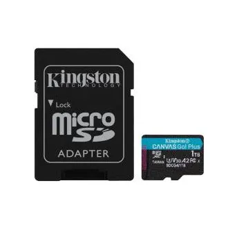 Adapter Kingston Canvas Go Plus A2/Micro SDXC/1TB/UHS-I U3/Class 10/ Adapter Kingston Canvas Go Plus A2/Micro SDXC/1TB/UHS-I U3/Class 10/