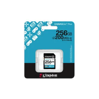Kingston Canvas Go Plus/SDXC/256GB/UHS-I U3/razred 10 Kingston Canvas Go Plus/SDXC/256GB/UHS-I U3/razred 10