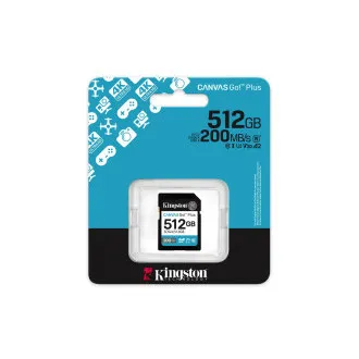 Kingston Canvas Go Plus/SDXC/512GB/UHS-I U3/razred 10 Kingston Canvas Go Plus/SDXC/512GB/UHS-I U3/razred 10