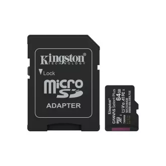 Adapter Kingston Canvas Select Plus/Micro SDXC/64GB/UHS-I U1/Class 10/