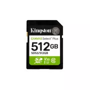 Kingston Canvas Select Plus/SDXC/512GB/UHS-I U3/Class 10