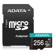 ADATA V30S/micro SDXC/256GB/UHS-I U3/Class 10/  Adapter