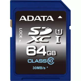 ADATA/SDXC/64GB/UHS-I U1/razred 10 ADATA/SDXC/64GB/UHS-I U1/razred 10