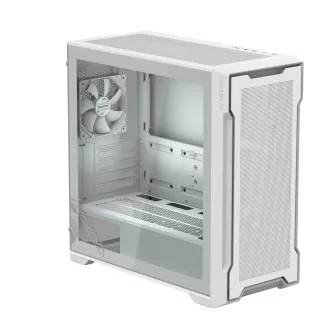 GIGABYTE C102 GLASS ICE/Midi Tower/Transpar./White
