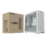 GIGABYTE C102 GLASS ICE/Midi Tower/Transpar./White