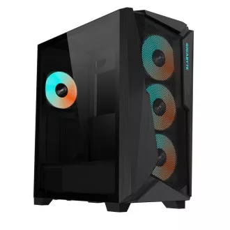 GIGABYTE C301 GLASS/Midi Tower/Transpar./Črna