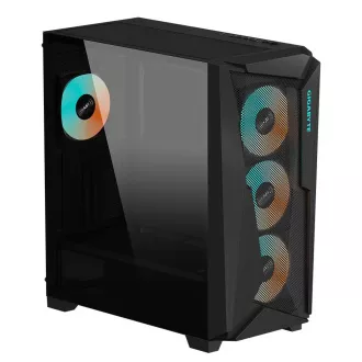 GIGABYTE C301 GLASS/Midi Tower/Transpar./Črna